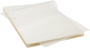 Amazon Basics Clear Thermal Laminating Sheets, 100-Pack
