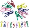Tecbeauty Colored 2.2″ Waterproof Metal Clips