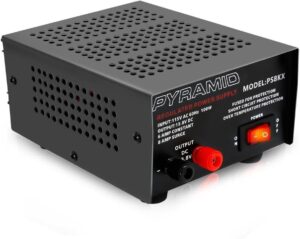 Pyramid Compact Bench Power Supply - 6 Amp Linear Regulated