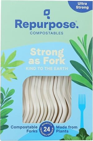 Repurpose Compostables Compostable High Heat Forks, 24 CT