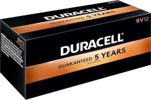DURACELL CopperTop 9V Alkaline Batteries - Pack Of 12