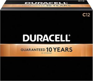 DURACELL Coppertop Alkaline C Battery MN1400 (12-Pack)