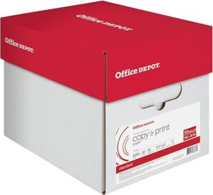Office Depot Copy Print Paper, 20 Lb, 851201CS