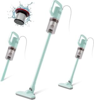 KEROMEE Corded Handheld Vacuum Mini Electric Broom (13ft-Cord)