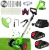 FISIYINDZ Cordless Weed Wacker 21V 2000mAh Trimmer