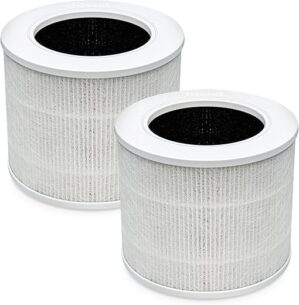 LEVOIT Core Mini-P Air Purifier Replacement Filter, Core Mini-RF, 2 Pack