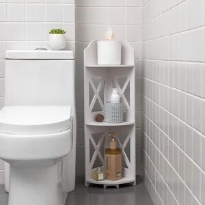 J JINXIAMU Corner Shelf Stand For Small Spaces