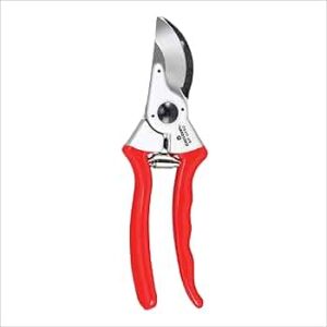 Corona BP 6250 Forged Steel Blade Lightweight Aluminum Handles Bypass Hand Pruner-1 Inch Cut Capacity Stem and Branch Garden Shears, 1 in, Red