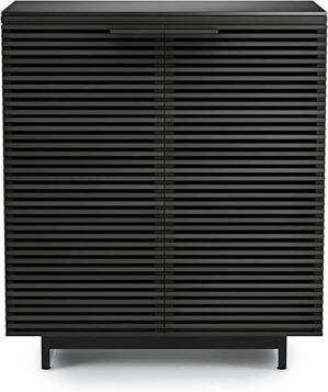 BDI Furniture Corridor 5620-36” Bar Cabinet, Charcoal Ash