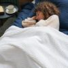 PHF Cotton Waffle Weave King Blanket
