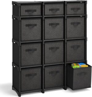 Nestl Cube Storage Organizer - Black, DIY Shelves
