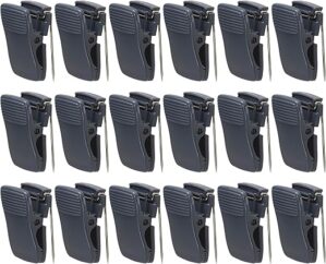 Manaloom Cubicle Clips & Accessories - Black 24-Pack