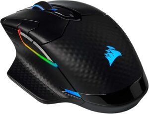 Corsair Dark Core Wireless Gaming Mouse, RGB, Qi Charging