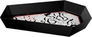 Amscan Dark Manor Coffin Shaped Bowl - 12.8" x 8