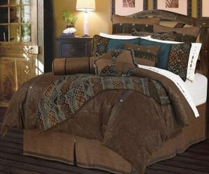 H HIEND ACCENTS Del Rio Super King Comforter Set