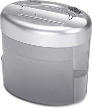 Aurora Desktop-Style 4-Sheet Crosscut Shredder