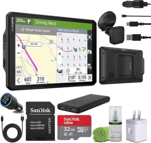 Garmin Dezl OTR820 GPS Truck Navigator Bundle