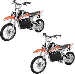 Razor Dirt Rocket High Torque Electric Motorcycle, Orange (2 Pack)