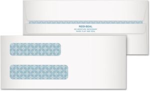 Quality Park Double Window Security Tint Envelopes, QUA24531