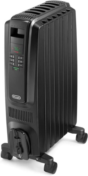 De'Longhi Dragon Digital Oil Filled Radiator Heater, 1500W