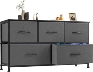 Sweetcrispy Dresser For Bedroom With 5 Drawers
