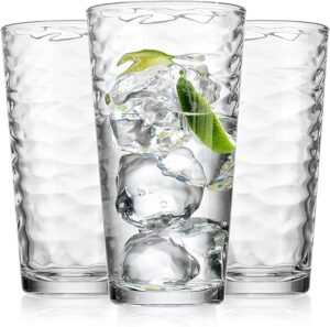 Glaver's Drinking Glasses Set: 10 Highball Cups