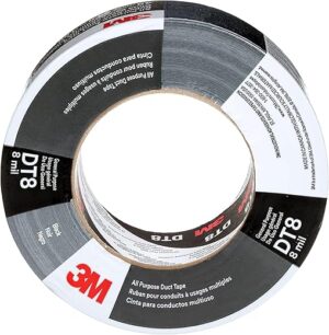 3M DT8 Industrial Strength Black Duct Tape