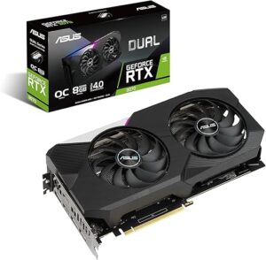 ASUS Dual NVIDIA GeForce RTX 3070 V2 OC Edition Graphics Card