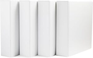 Amazon Basics Economy 3 Ring Binder, 2″ D-Ring