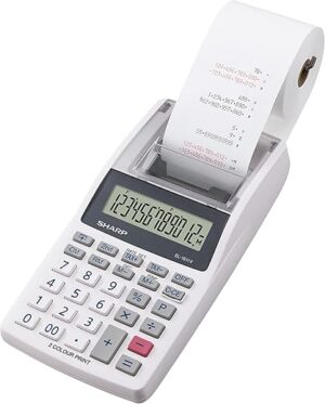 Sharp EL1611V Calculator Grey Print