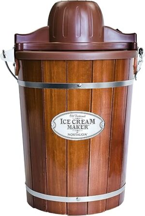 Nostalgia Electric Ice Cream Maker - Vintage Style