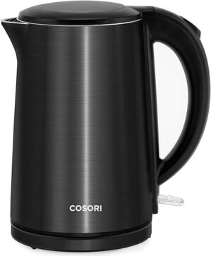 COSORI Electric Kettle, Cool-Touch Stainless Steel, 1.5L/1500W