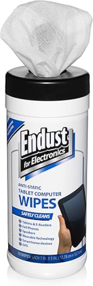 Endust Electronics Screen Cleaner Wipes, Pre-Moistened