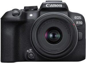 Canon EOS R10 Mirrorless Camera RF-S18-45mm Lens Kit