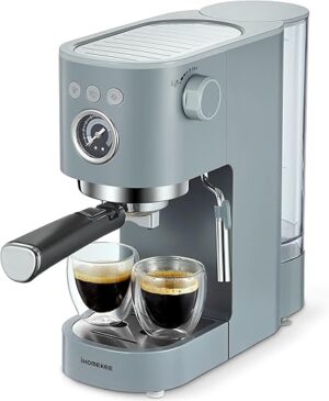 Ihomekee Espresso Machine With Milk Frother