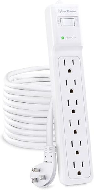 CyberPower Essential Surge Protector, 1500J/125V, 6 Outlets