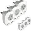 VINTAR European & UK Ireland Plug Adapter