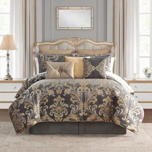 Waterford Everett Gray 6 Piece Cal King Set