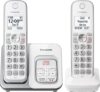Panasonic Expandable Cordless Phone With Answering Machine KX-TGD632W