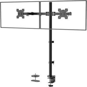 WALI Extra Tall Dual Monitor Desk Mount M002XL