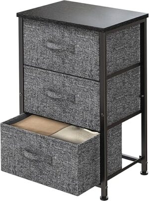 Pipishell Fabric Dresser With 3 Drawers