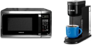 Farberware Farberware Microwave 900 Watts, 0.9 cu ft & Keurig K-Express Coffee Maker