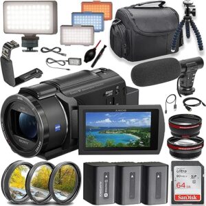 Sony FDR-AX43 UHD 4K Handycam Bundle