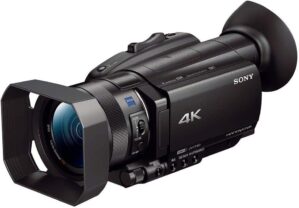 Sony FDRAX700/B 4K HDR Camcorder, Black