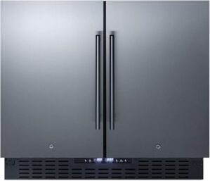Summit Appliance FFRF36 Side by Side Refrigerator-Freezer