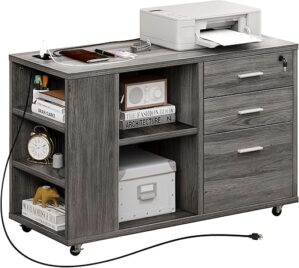 YITAHOME File Cabinet With Charging Station
