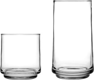Anchor Hocking Finlandia 16 Piece Drinking Glasses Set