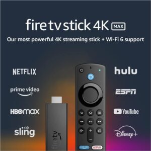 Amazon Fire TV Stick 4K Max, Alexa Remote
