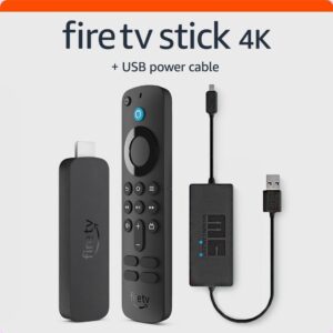 Amazon Fire TV Stick 4K With USB Power