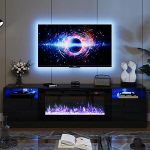 oneinmil Fireplace TV Stand With 36" Electric Fireplace